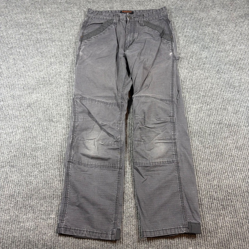 Ridgecut Pants Men's 30x32 Toughwear Grey Canvas Work Utility RC11011‎